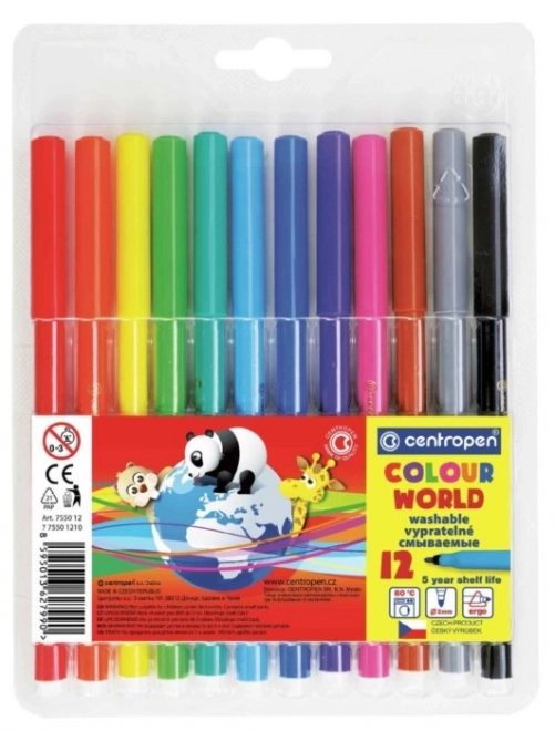 set de markere colorate Centropen Fixy