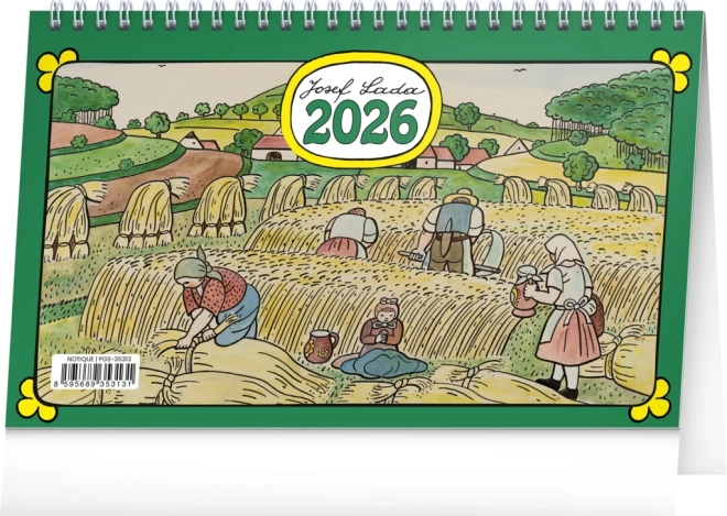 Calendar de birou Josef Lada 2026