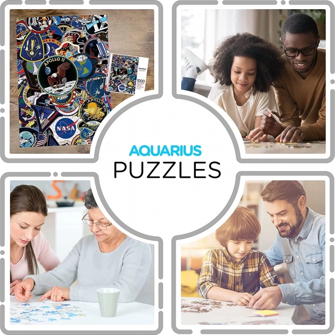 Puzzle AQUARIUS NASA Embleme Misiuni 1000 Piese