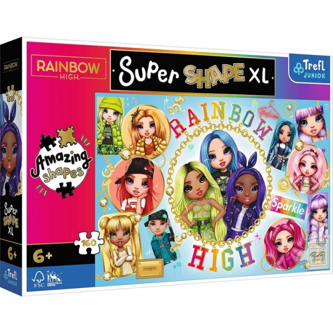 Puzzle Super Shape XL Rainbow High 160 de piese