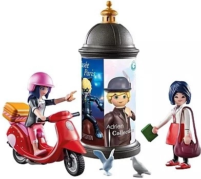 Miraculos: Plimbare cu scooterul prin Paris Figurină Playmobil