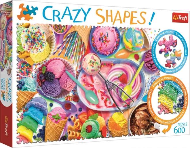 Puzzle 600 piese - Crazy Shapes: Vis Dulce