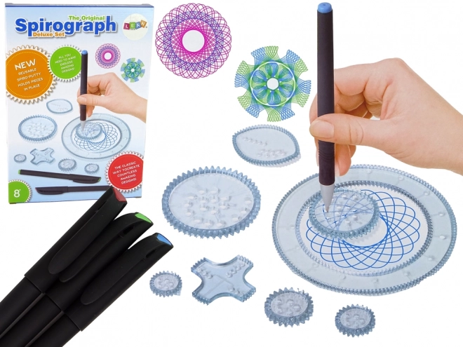 Set educațional Spirograf cu pixuri
