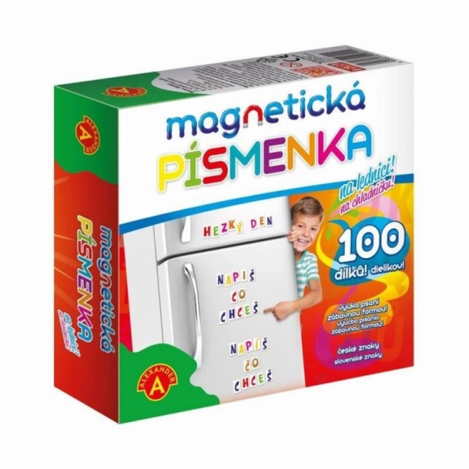 Literi magnetice pentru frigider 100 de elemente