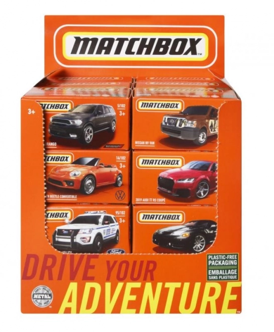 Mașinuțe Matchbox în cutie