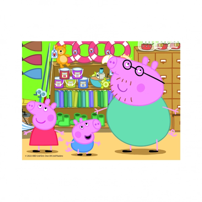 Cuburi colorate Peppa Pig