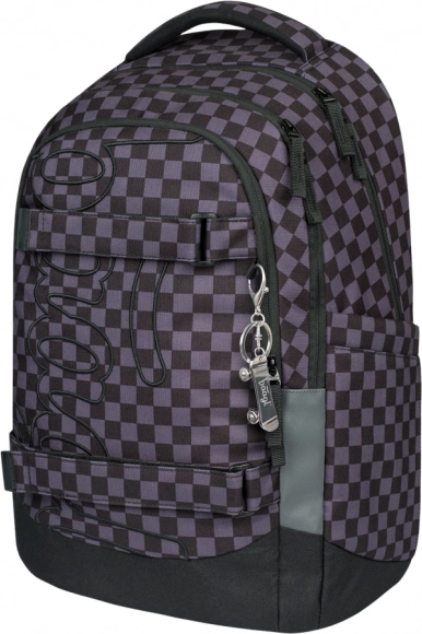 Set de rechizite BAAGL Skate Max gri: rucsac, penar și săculeț