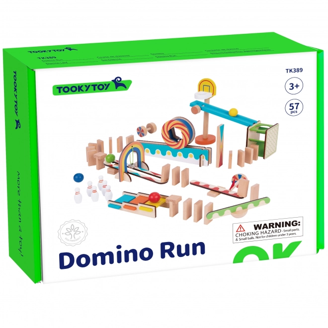Domino din lemn pentru copii Crazy