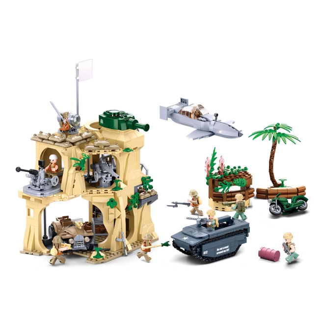 9 figurine articulate cu numeroase accesorii