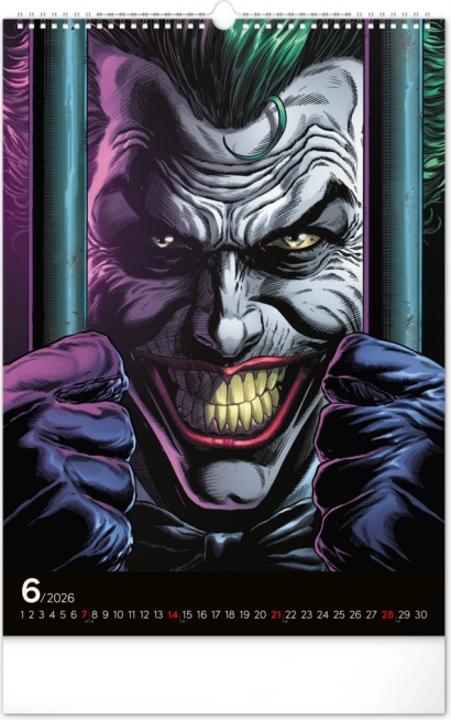 Calendar de perete Batman Dark 2026