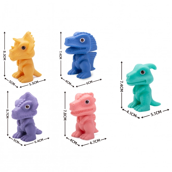 Cub senzorial WOOPIE cu dinozauri pentru copii