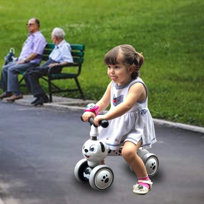 Bicicletă de echilibru câine pe patru roți ECOTOYS