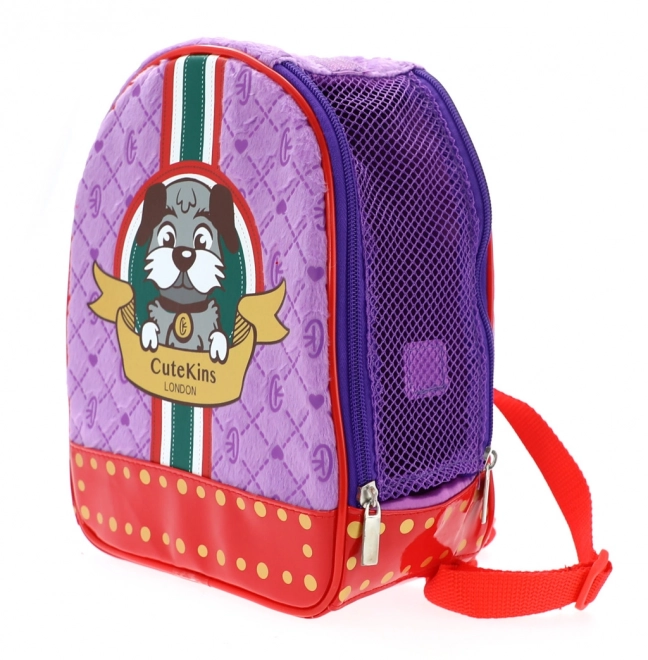 Cățeluș de pluș Knirač cu rucsac Cutekins