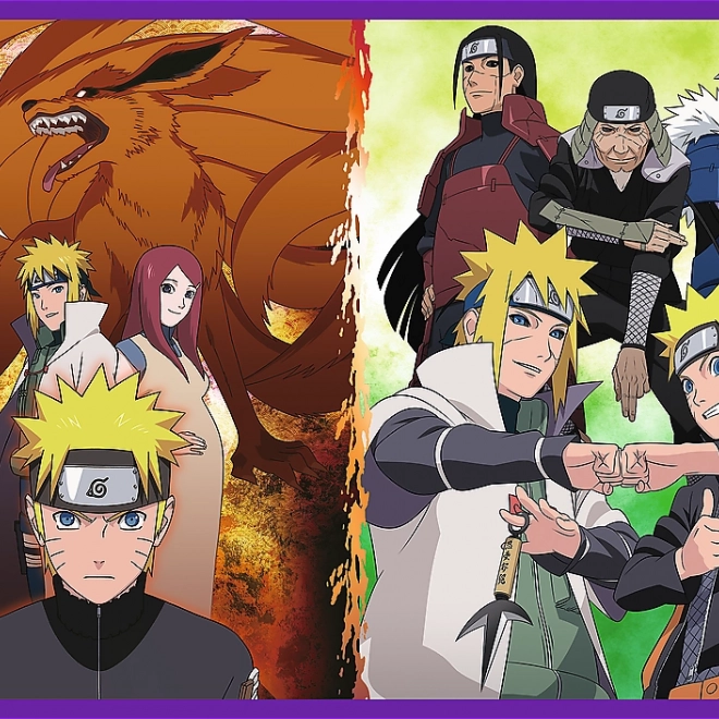 Trefl Puzzle Naruto Shippuden: Aventurile lui Naruto Uzumaki 4x250 piese