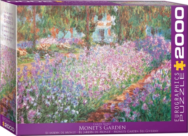 Puzzle 2000 piese Monet Grădina