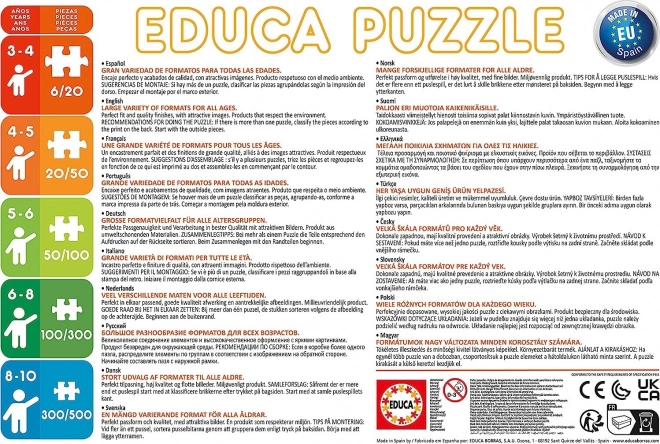 Puzzle Educa Poveștile Pădurii 2x48 piese