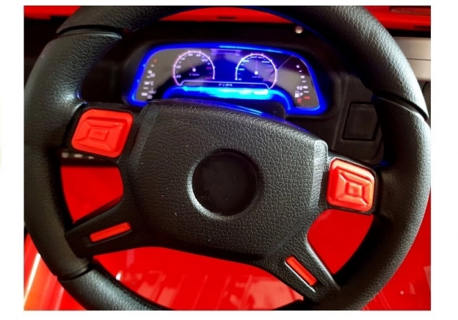 Jeep roșu pentru copii cu acumulator