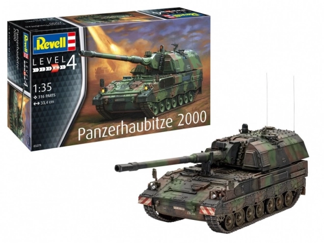 Model de plastic Panzerhaubitze 2000