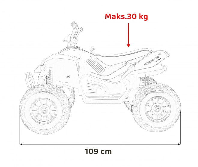 Mclaren Racing MCL 35 ATV portocaliu