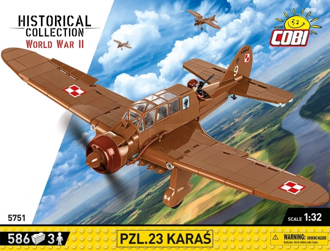 Avion COBI PZL.23 Karaś II Război Mondial, scară 1:32