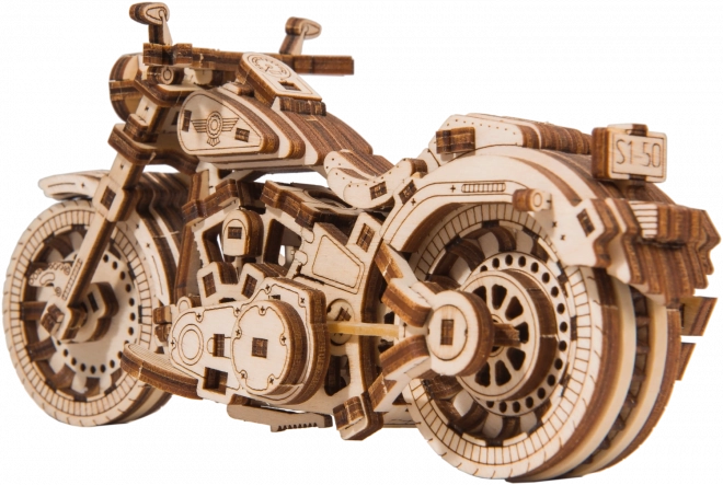 puzzle 3D motocicletă Cruiser V-Twin din lemn