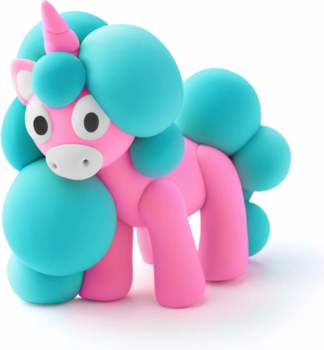 Masa plastică Hey Clay Unicorni 3 pachete, Cloudy