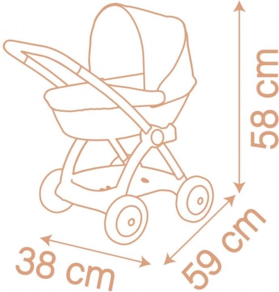 Cărucior pentru păpuși Baby Nurse