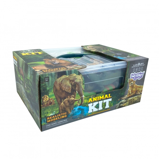 Set figurine safari cu covoraș woopie