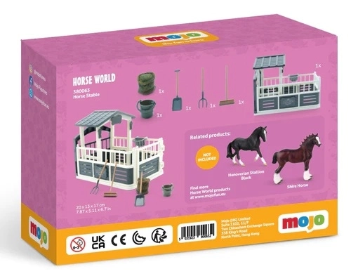 Grajdul de cai Mojo cu accesorii