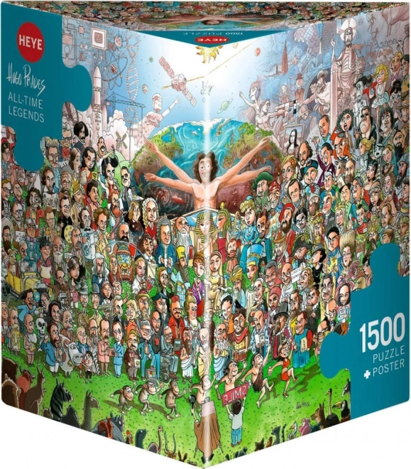 Puzzle Heye Legende Din Toate Timpurile 1500 Piese