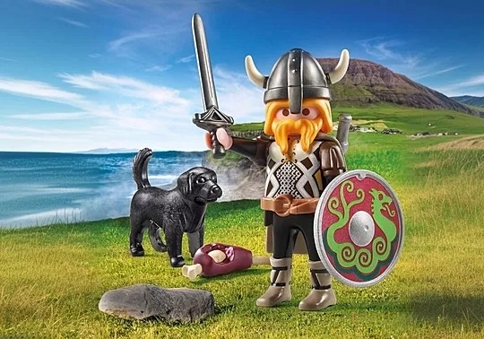 Set de joacă Special Plus Viking cu câine de pază