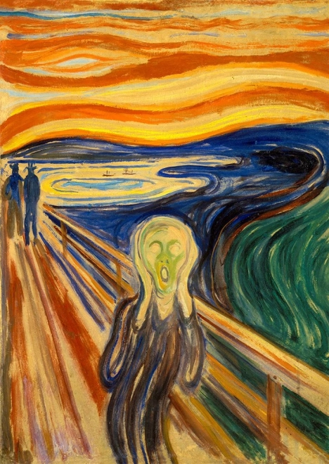 Puzzle Edvard Munch: Strigătul 1000 de piese