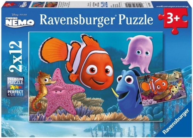 Puzzle Căutându-l pe Nemo 2x12 piese