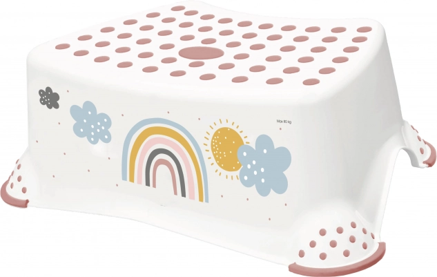 Trepied pentru WC/lavoar „Rainbow”, Alb