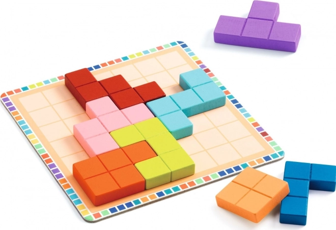 Puzzle de lemn Djeco Polyssimo