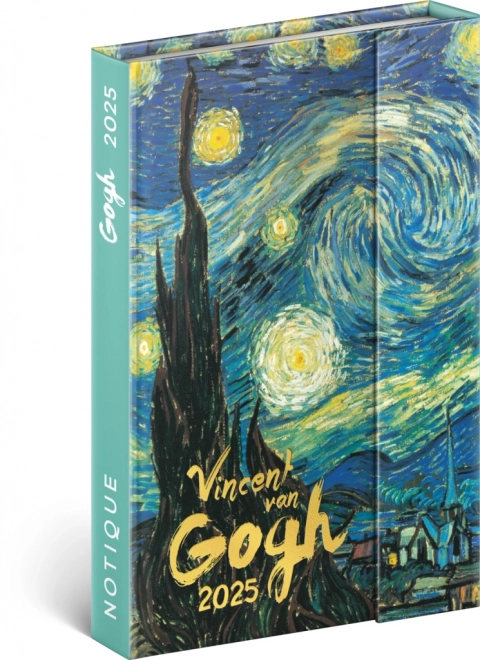 Agenda săptămânală magnetică Vincent van Gogh 2025