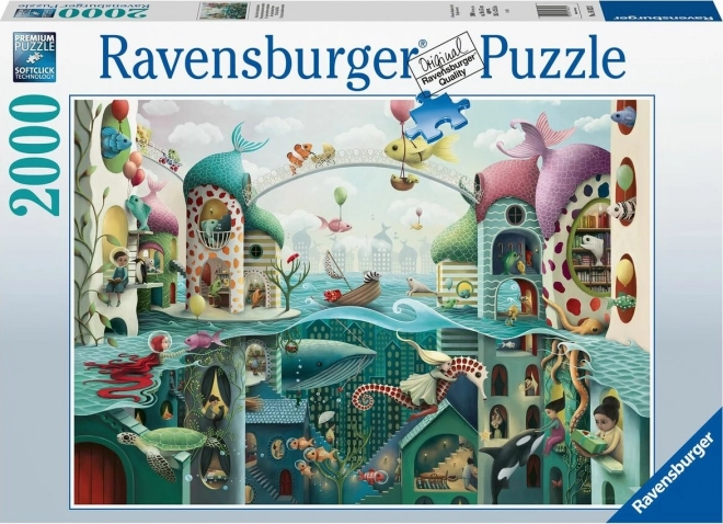 Puzzle Ravensburger Dacă Peștii Ar Putea Vorbi 2000 Piese