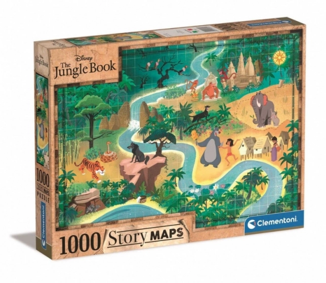 Puzzle 1000 de piese Povestiri Disney Cartea Junglei