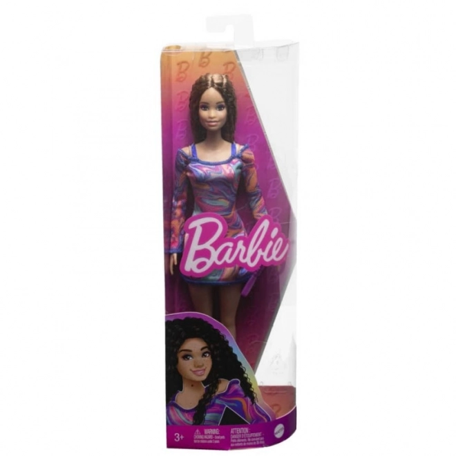 Păpușa Barbie Model cu rochie model marmorat