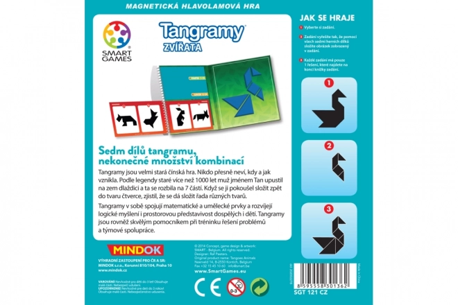 joc de puzzle Smart - Tangram animale