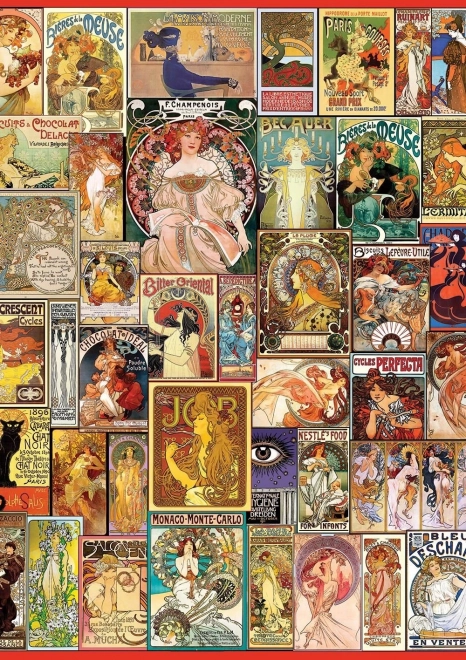 Puzzle poster Secesionist 1500 piese