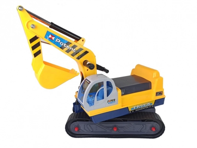Buldozer pentru copii cu cască