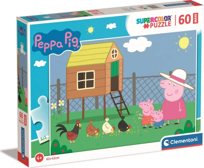 Puzzle Pepa Pig Maxi 60 piese