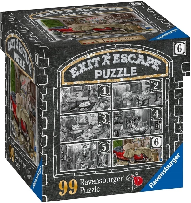 Ravensburger Puzzle Escape din Conacul Bântuit 6: În Garaj 99 Piese