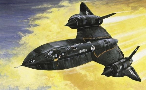 Model avion ITALERI SR-71 Blackbird cu dronă