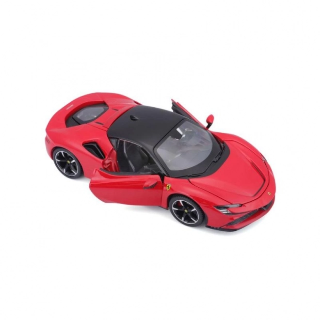 Mașina de jucărie Ferrari SF90 Stradale roșie 1:24