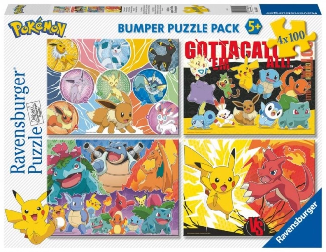 Puzzle Ravensburger 4x100 Piese Pokémon