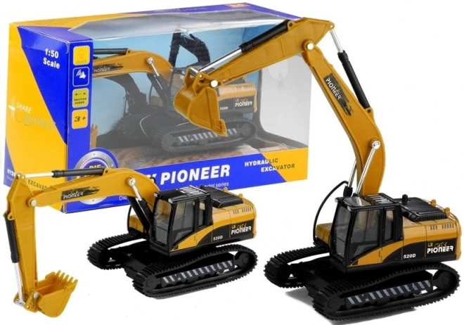 Excavator miniatură cu efecte luminoase și sonore