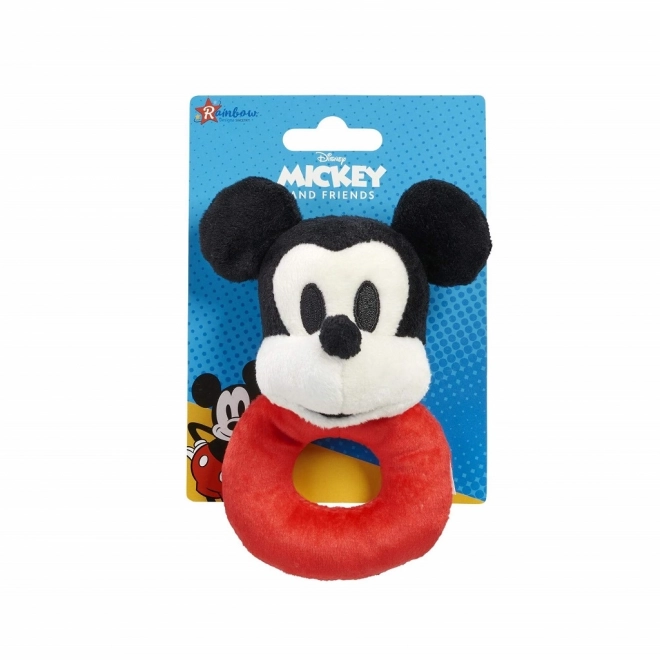 Rainbowl jucărie pluşă zornăitoare Mickey Mouse