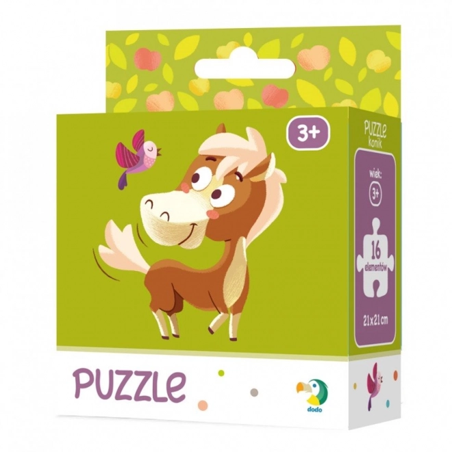 Puzzle dodo cu căluț, 16 piese